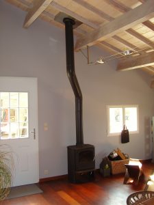 Installation d'un poêle bois